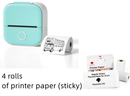 Portable Mini Thermal Label Printer / Printer Bluetooth-compatible Mini Label Printer Price Tag