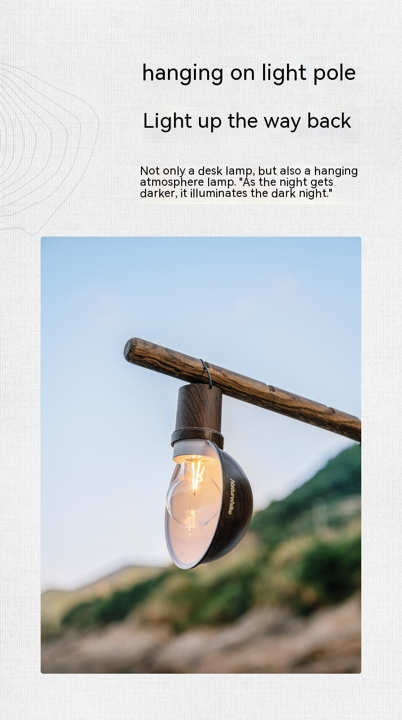 Retro Outdoor Camping Tent Hanging Lamp Charging Lamp Ambience Light