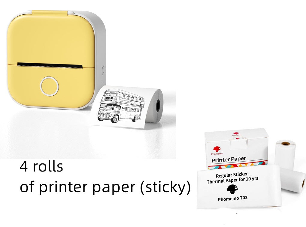 Portable Mini Thermal Label Printer / Printer Bluetooth-compatible Mini Label Printer Price Tag