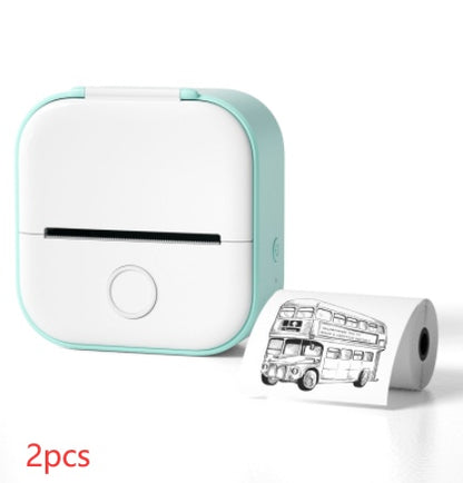 Portable Mini Thermal Label Printer / Printer Bluetooth-compatible Mini Label Printer Price Tag