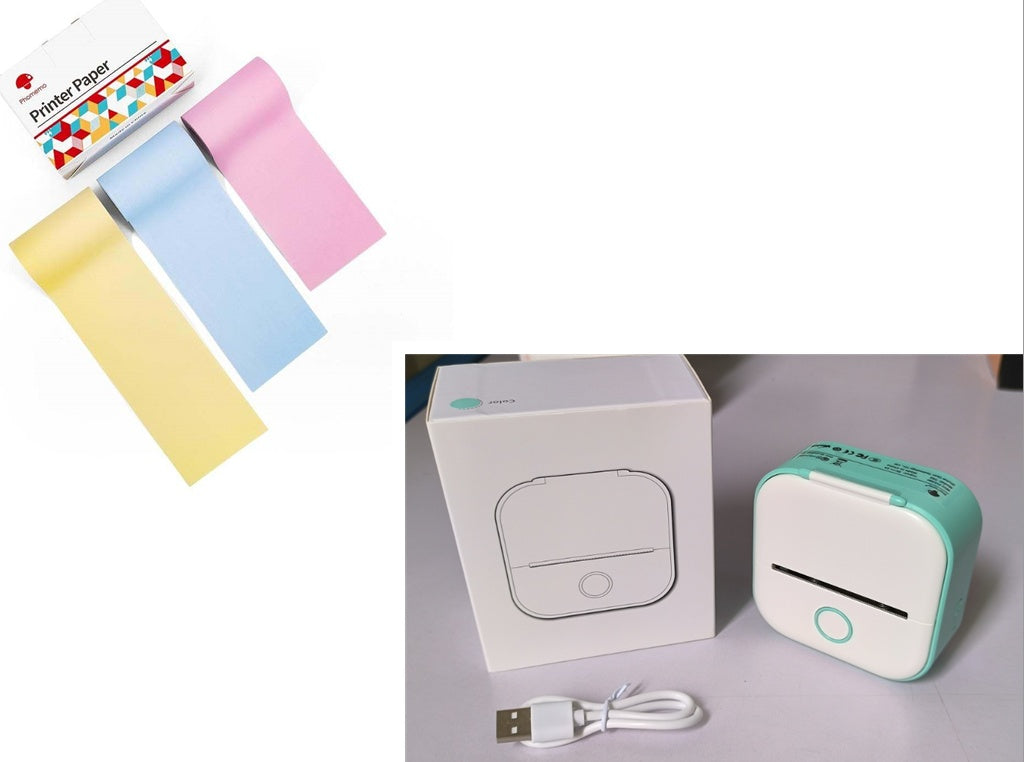 Portable Mini Thermal Label Printer / Printer Bluetooth-compatible Mini Label Printer Price Tag