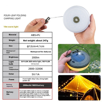 Outdoor Camping Light String Table Lamp / Tent Ambience Light Party Decoration Lamp