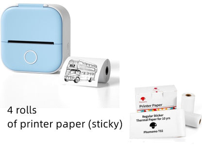 Portable Mini Thermal Label Printer / Printer Bluetooth-compatible Mini Label Printer Price Tag