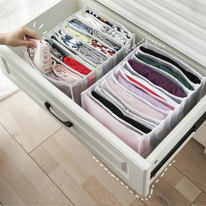 Compartmentalized Drawer Organizer for Socks, Underwear, and Clothes