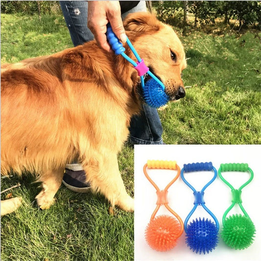 Interactive Acanth sphere with Elastic Rope Ball Molar Dog Toy Training Pet Supplies