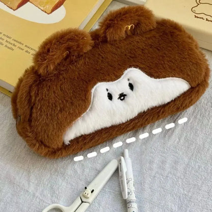 Corgi Puppy Plush Pencil Case