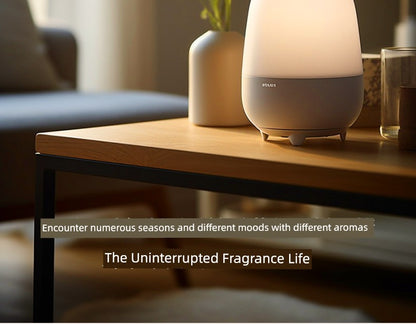 Nano Aroma Diffuser Humidifier with Wireless Phone Charger Clock Bluetooth Audio for Bedroom