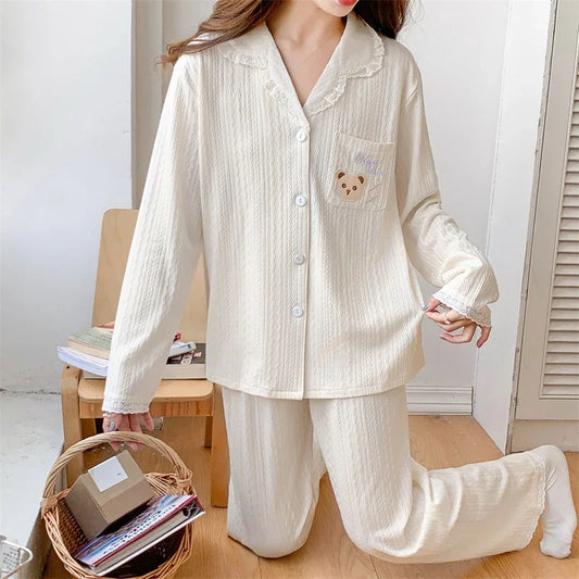 Long Sleeve 100% Cotton Pajama Set