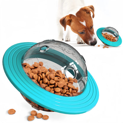 Elliptical Track Rolling Ball Leaky Food Interactive Pet Toy