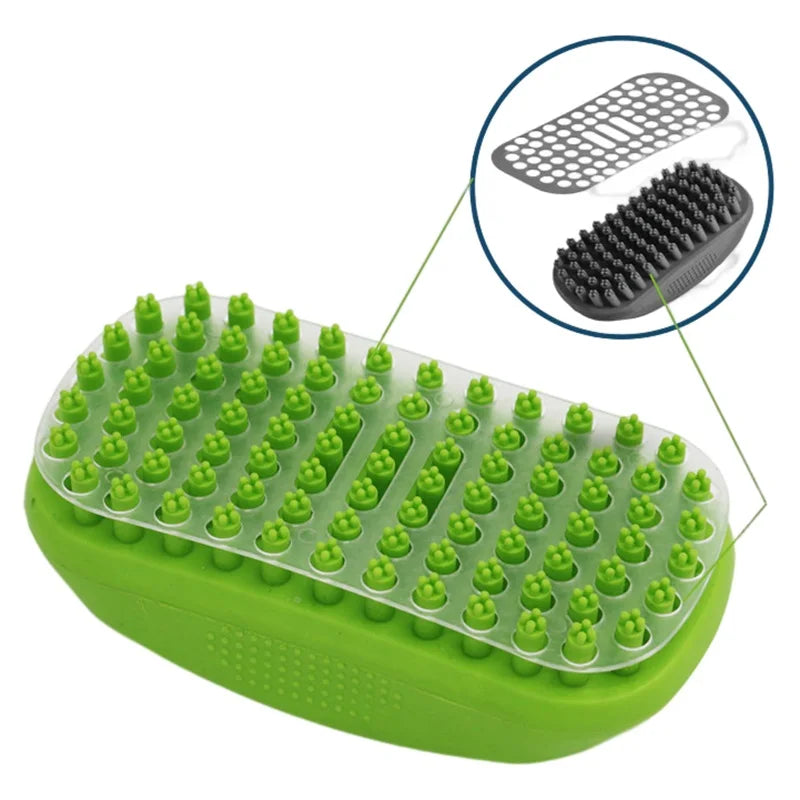 Pet Grooming Bath Silicone Brush