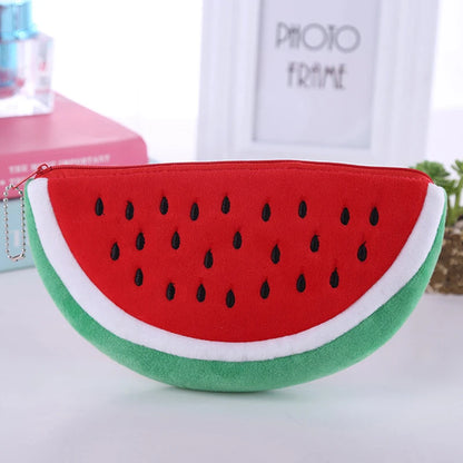 Watermelon Plush Pencil Case