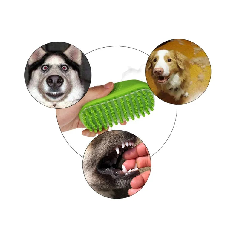 Pet Grooming Bath Silicone Brush