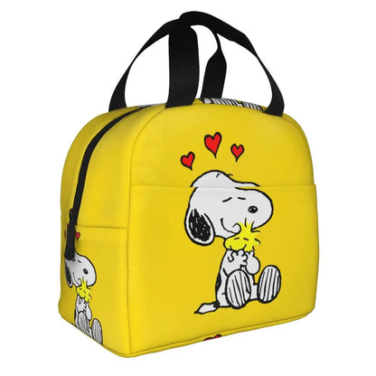 Cartoon Snoopy Insulated Lunch Bag - Portable Thermal Cooler Tot