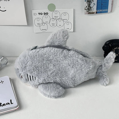 Shark Plush Pencil Case