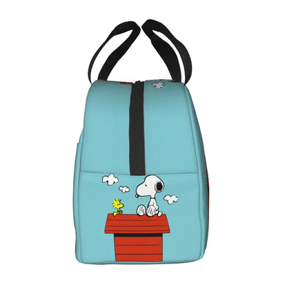 Cartoon Snoopy Insulated Lunch Bag - Portable Thermal Cooler Tot