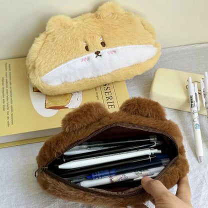 Corgi Puppy Plush Pencil Case