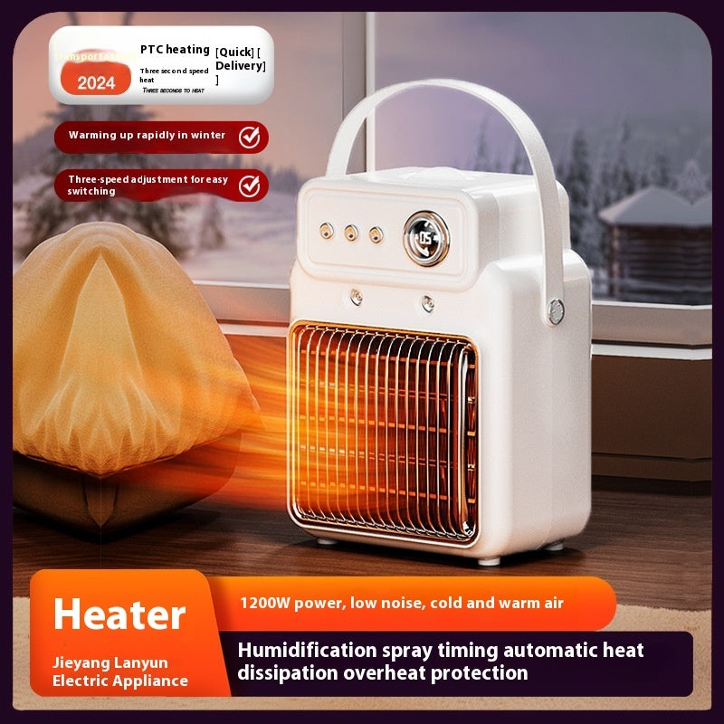 2 In 1 Efficient Room Heater Humidifying Table Heater / Indoor Heater Suitable with Moisturizing Function (Overheating Protections Heater)