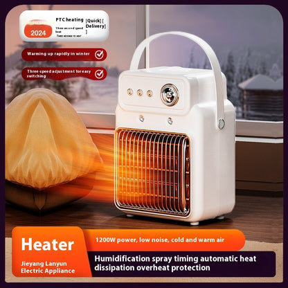 2 In 1 Efficient Room Heater Humidifying Table Heater / Indoor Heater Suitable with Moisturizing Function (Overheating Protections Heater)