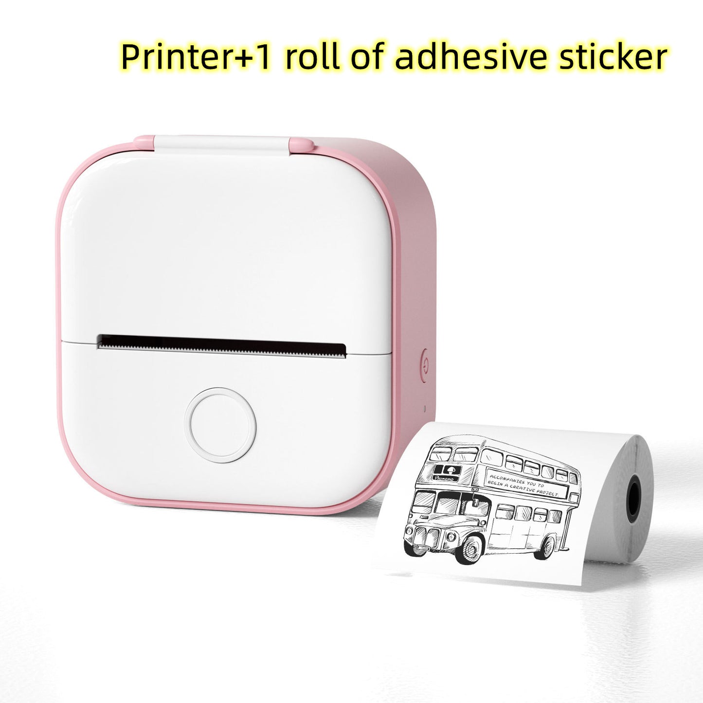 Portable Mini Thermal Label Printer / Printer Bluetooth-compatible Mini Label Printer Price Tag